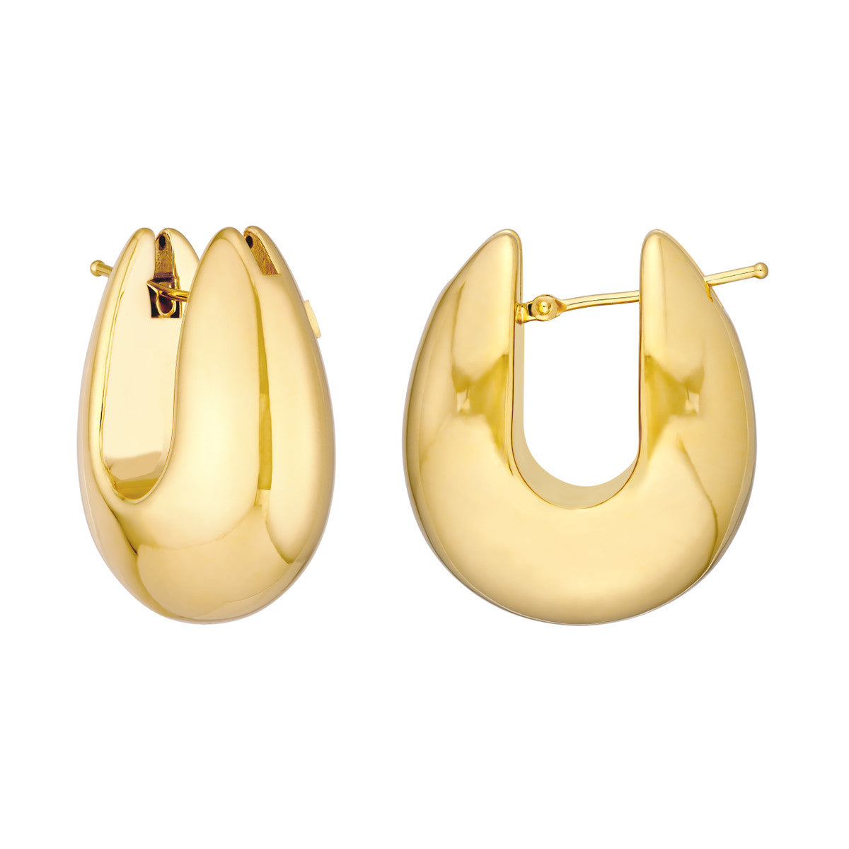 Wendy Gold Hoop Earrings